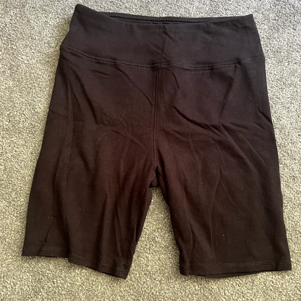 SO Black Biker Shorts No Pockets Size S
